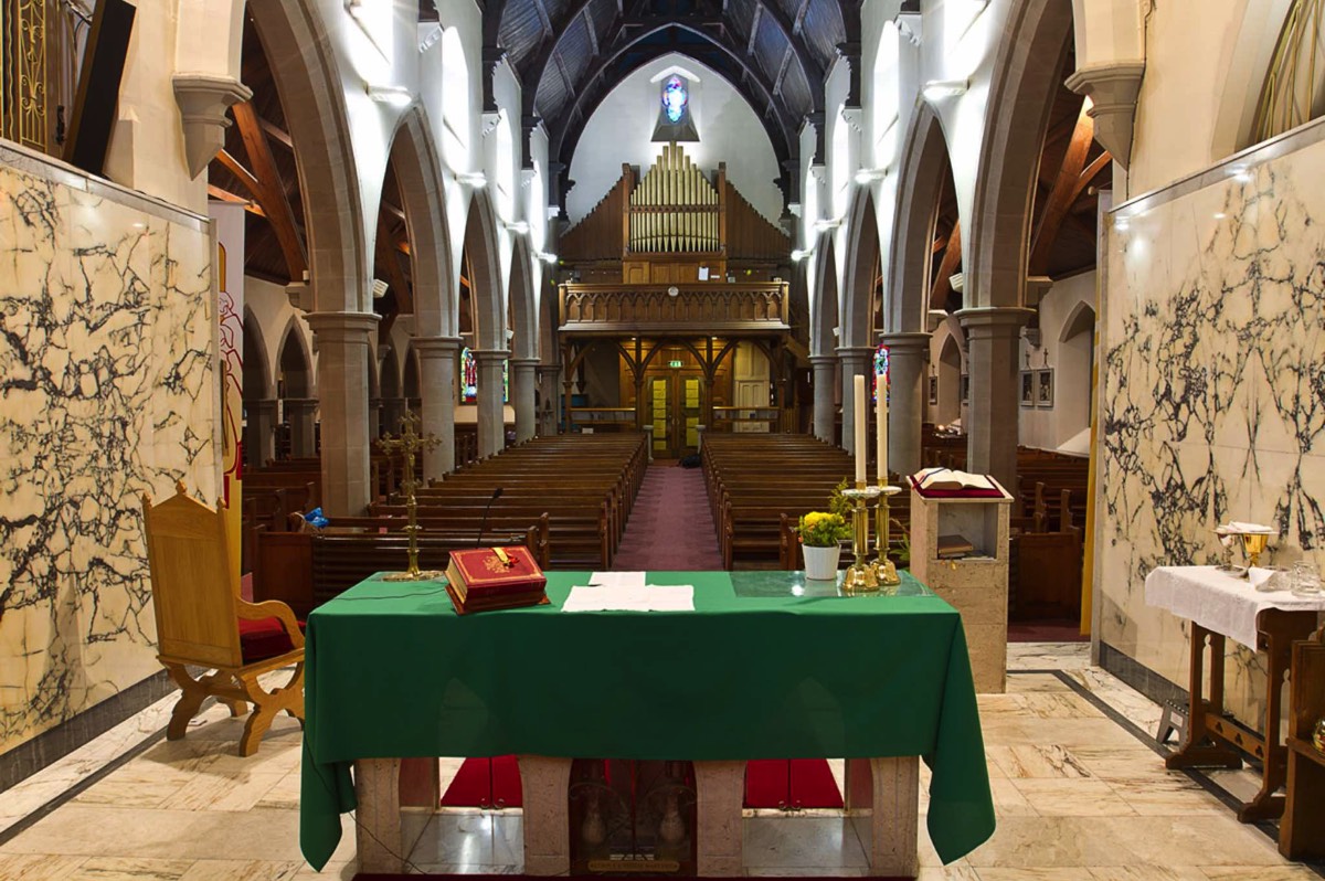 View from altar